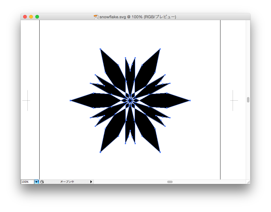 snowflake in Illustrator