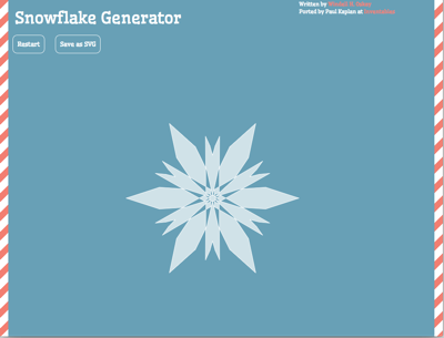 Snowflake Generator