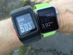 Apple Watch and Nike+ SportWatch GPS