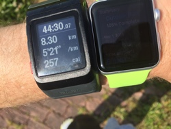 Apple Watch and Nike+ SportWatch GPS